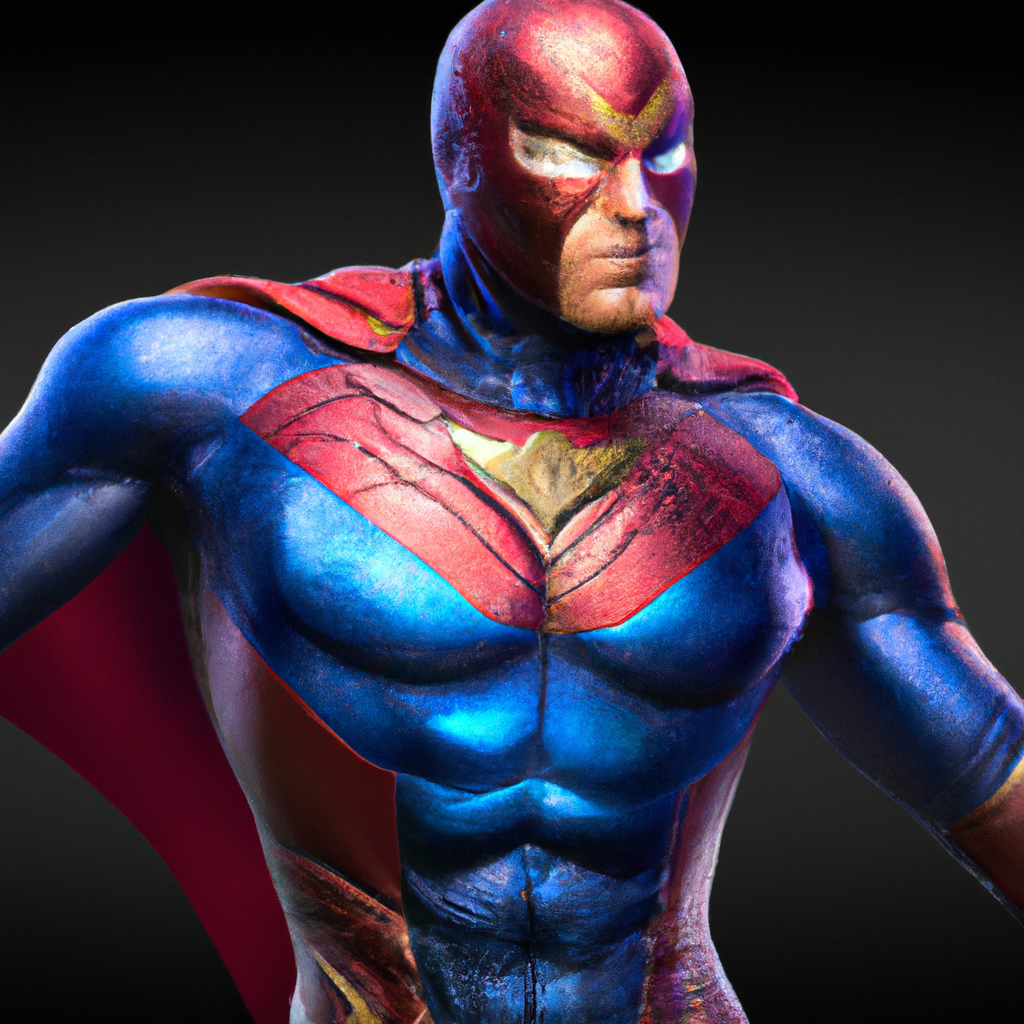 Generated portrait before retouching